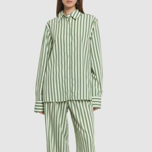 Weworewhat striped green and white pyjamas